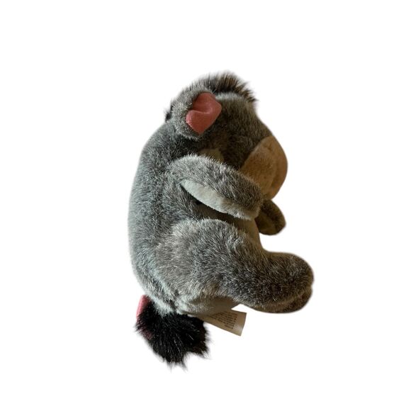 Walt Disney World Gray Removeable Tail Eeyore Plush Stuffed Animal 9" - Picture 3 of 9